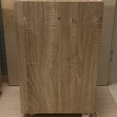 木目調キャビネット(二個)の画像