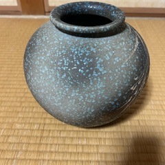 花瓶　信楽焼の画像