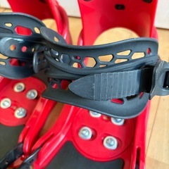 ZUMA ツマ　 スノーボード　スノボ　 ビンディング  レッド　S/Mの画像