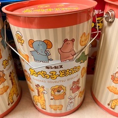 たべっ子どうぶつの、缶お菓子入り✨️の画像