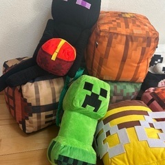マイクラ　ぬいぐるみ　8個の画像