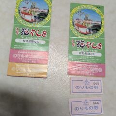 浅草花やしき　のりもの券の画像