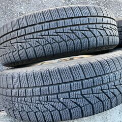 【売約済み】　軽自動車用　中古アルミ+中古スタッドレス　155/65R13　4本セットの画像