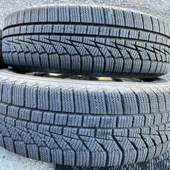 【売約済み】　軽自動車用　中古アルミ+中古スタッドレス　155/65R13　4本セットの画像