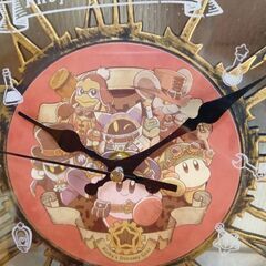 星のカービィ　掛け時計の画像