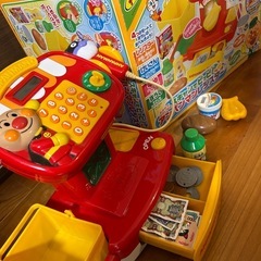 アンパンマン　レジスター　おままごと　買い物遊び　ごっこ遊び　玩具　おもちゃ　知育玩具の画像
