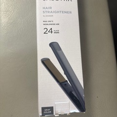新品未使用　サロニアストレートアイロンの画像