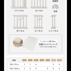 Popomi▪️ベビーサークル   ベビーフェンス ドア付き   の画像
