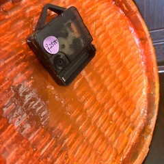 【1点もの】一閑張り　ハンドメイド　掛け時計　風神雷神　和雑貨　インテリア　生活雑貨の画像