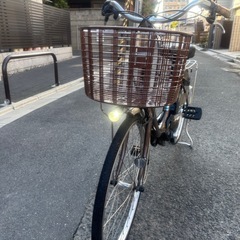 Panasonic 電動アシスト自転車 24インチブラウンの画像