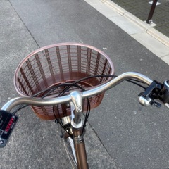 Panasonic 電動アシスト自転車 24インチブラウンの画像