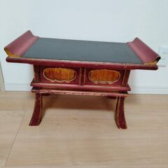 （骨董品）神仏台　九谷焼 清峰作 小瓶　仏教の鐘　三輪明神の画像