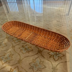 木製の編みかごの画像