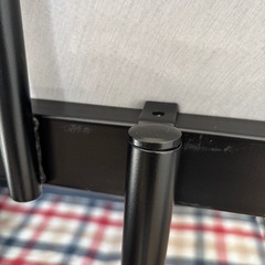 ニトリ　ミドルベッド　黒の画像