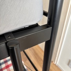 ニトリ　ミドルベッド　黒の画像