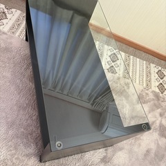 【さしあげます】ガラステーブルの画像