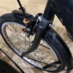 折りたたみ自転車タイヤ修理必要の画像