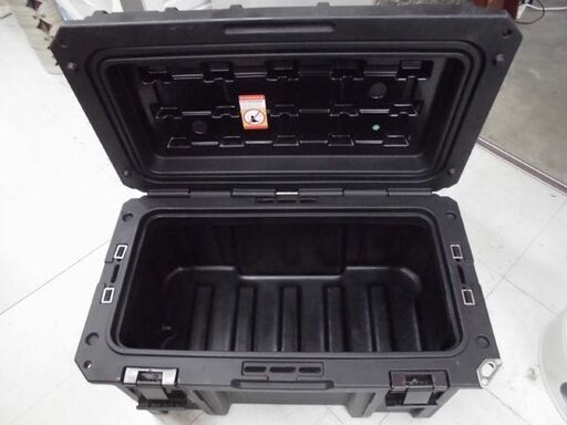 ① OVERLAND SPEC OUTDOORS Rugged box ツールボックス ハードケース 90L ブラック オーバーランド スペック アウトドアーズ アウトドア キャンプ 苫小牧西店
