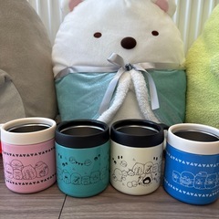 すみっこぐらし　ぬいぐるみ大＋マグカップの画像