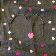 エプロン　ハートの画像