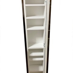 全身鏡 収納 棚 ラックの画像