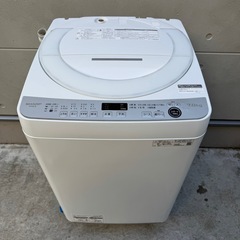 96⭐️2021年製★シャープ　洗濯機　7KG  大型　大容量　一人暮らし　 の画像