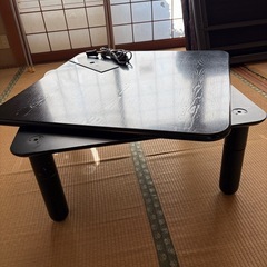 こたつ（黒）の画像