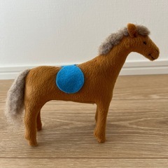 馬 フェルト ぬいぐるみ モンゴル の画像