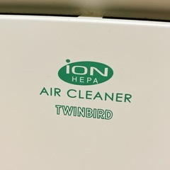 空気清浄機　ツインバード　マイナスイオンの画像