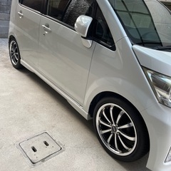 値下げ❗️新品16インチタイヤ&ロクサーニ    バイロンスティンガーホイール ４本　(ムーブ) 165/50R16の画像