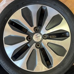 スズキアルミホイール　タイヤ165/60/R15の画像