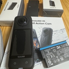新品同様 Insta360 X5 8K ケース バッテリー スティック棒 等の画像