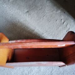 マガジンラック　木製の画像