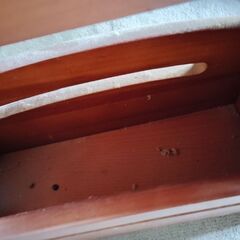 マガジンラック　木製の画像