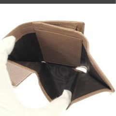 良品GUCCI 三つ折り財布 644407 GGマーモント ベージュ レディースの画像