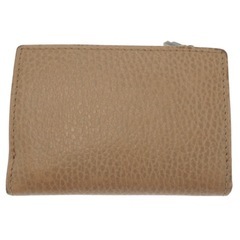 良品GUCCI 三つ折り財布 644407 GGマーモント ベージュ レディースの画像