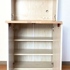 【美品】折り畳み　学習机　勉強机　高さ116 横幅60 奥行30の画像