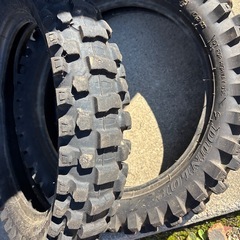 14インチオフタイヤ　　90/100-14  ジャンクの画像
