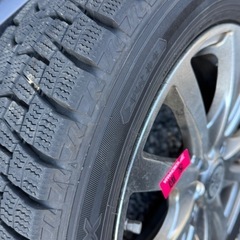 14インチ アルミホイール スタッドレスタイヤセット155/65R14 　４本の画像