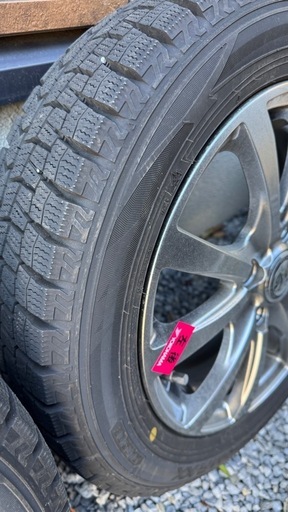 14インチ アルミホイール スタッドレスタイヤセット155/65R14 　４本