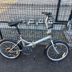 【お譲り先決定】キャプテンスタック　折りたたみ自転車の画像