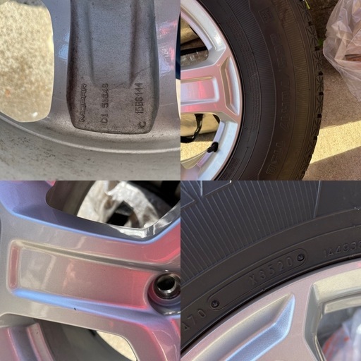 【純正】JEEP ラングラーJL スタッドレスタイヤホイールセット　265/70R17