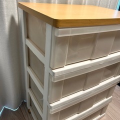 衣類収納ケース　4段の画像