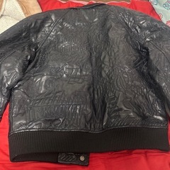 PELLE PELLE Marc Buchanan（ペレペレ　マーク　ブキャナン）総柄エンボス 本革 レザージャケットHIPHOP Y2K 00s 美品 大きめ重量感ありの画像