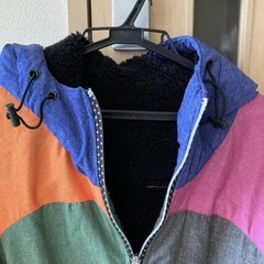 FRAMES マウンテンパーカー フード付き マルチカラーMの画像