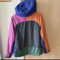 FRAMES マウンテンパーカー フード付き マルチカラーMの画像