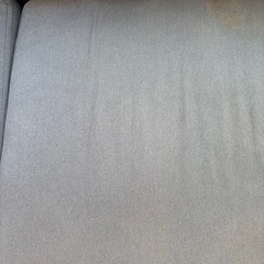 ソファ グレー 汚れありの画像