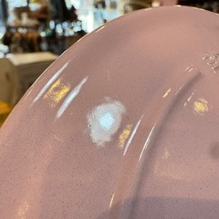 A7194【シャスール】ラウンドキャセロール 両手鍋 ホーロー鍋 ピンク 20cmの画像