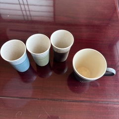 コップ陶器　4セットの画像