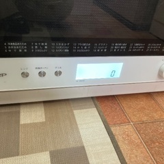 訳あり⭐︎鉄板2枚付！シャープ　オーブンレンジ　RE-SS26B-W2段焼きの画像